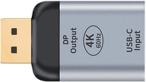 Cablecc USB-C Type C Female Source to 4K 60hz 1080p Displayport DP Sink HDTV Adapter for Tablet & Phone & Laptop in Saudi Arabia