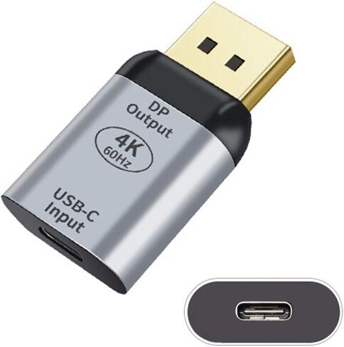 Cablecc USB-C Type C Female Source to 4K 60hz 1080p Displayport DP Sink HDTV Adapter for Tablet & Phone & Laptop in Saudi Arabia