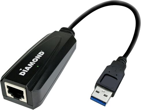 Diamond ue3000 ، USB إلى RJ45 ، USB 3. 0 إلى 10/100/1000 Gigabit محول شبكة Ethernet LAN لهاتف Windows 10 ، 7.2 ، مقاس 8, 7, Mac OS ، Linux OS و نظام تشغيل من الكروم (ue3000) in Kuwait