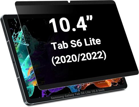 واقي شاشة الخصوصية المغناطيسي PYS® لجهاز Samsung Galaxy Tab S6 Lite (10.4 بوصة، موديل 2022/2020)، واقي شاشة قابل للإزالة، مضاد للوهج، مضاد للتجسس، خالي من الفقاعات، [سهل الارتداء] - قطعة واحدة in Kuwait