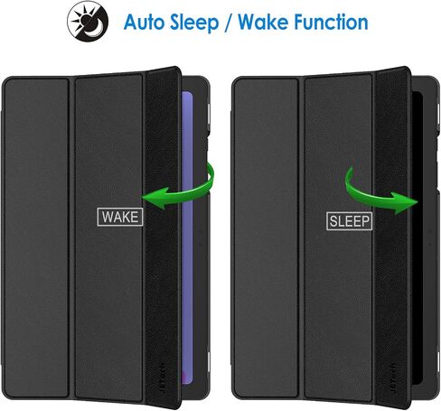 JETech Case for Samsung Galaxy Tab A7 10.4-Inch 2020 (SM-T500/T505/T507), NOT for Galaxy Tab A7 Lite 8.7-Inch 2021 (Black) in Saudi Arabia