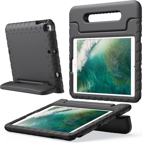 JETech Kids Case for iPad 9.7 Inch (6th/5th Generation, 2018/2017), iPad Air 2/1 9.7 (2nd/1st Gen, 2014/2013) and iPad Pro 9.7 2016, Shockproof Lightweight Tablet Cover with Handle Stand (Blue) in Saudi Arabia