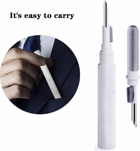 قلم تنظيف سماعة بلوتوث ، فرشاة ناعمة للتنظيف متعددة الأغراض ، تستخدم لتنظيف الأوساخ سماعات الأذن ، غطاء سماعة بلوتوث ، الهاتف الخليوي والكمبيوتر أو الكاميرا in Kuwait