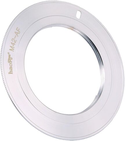 Haoge Manual Lens Mount Adapter for M42 42mm Screw Mount Lens to Sony Alpha A-Type Minolta MAF AF Mount Camera Such as A99, A99 II, A77, A77II, A65, A68, A55, A57, A58, A33, A35, A37, A900 in Saudi Arabia