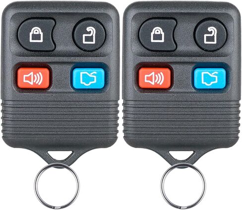 2X مفتاح بعيد بديل للدخول بدون مفتاح متوافق مع Ford F150 F250 F350 Explorer Expedition Econoline E150 E250، 1998-2014 FCCID: CWTWB1U331، CWTWB1U212، CWTWB1U345، GQ43VT11T (3 أزرار) in Kuwait