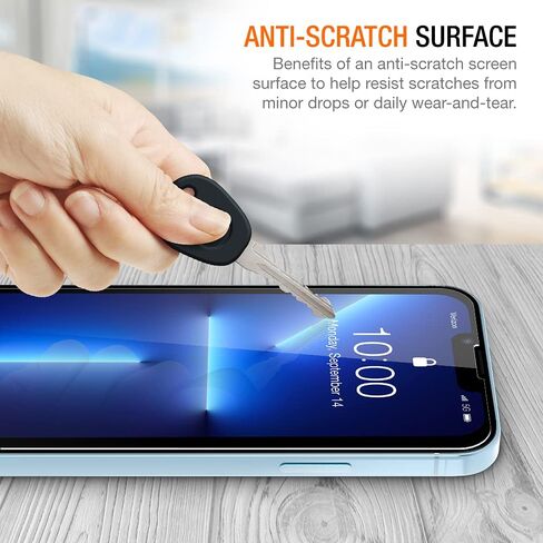 Trianium Tempered Glass Screen Protector Compatible for iPhone 13 Pro Max & Tempered Glass Screen Protector Designed for Apple iPhone 11 Pro Max/iPhone XS Max in Kuwait