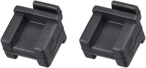 uxcell 5pcs SFP Silicone Protectors Cap Port Cover Anti Dust 14mmx12mmx17mm Black in Saudi Arabia