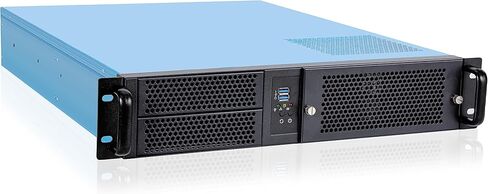 هيكل خادم RackChoice 2U Rackmount 2x5.25 + 6x3.5 ATX/MATX يدعم ATX PSU مع تبريد علوي أو جانبي in Kuwait