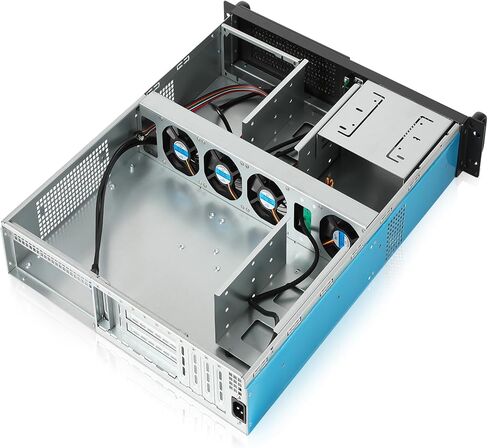 هيكل خادم RackChoice 2U Rackmount 2x5.25 + 6x3.5 ATX/MATX يدعم ATX PSU مع تبريد علوي أو جانبي in Kuwait