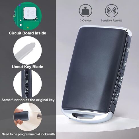 Keymall الذكية عن بعد مفتاح الدخول بدون مفتاح فوب استبدال لمازدا CX-5 CX-9 2019 2020 2021 4 زر 315MHz FCCD: WAZSKE13D03 (4 أزرار) in Saudi Arabia