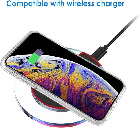 حافظة JETech لهاتف iPhone Xs Max مقاس 6.5 بوصة، غطاء ممتص للصدمات غير أصفر اللون، ظهر شفاف مضاد للخدش (شفاف) in Saudi Arabia