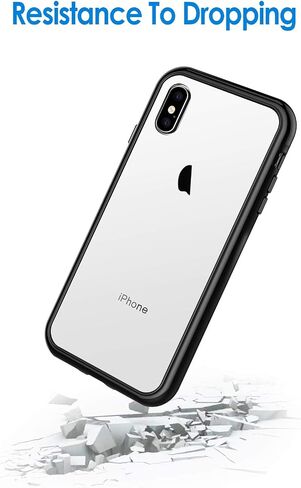 JETech Case for iPhone Xs Max 6.5-Inch, Non-Yellowing Shockproof Phone Bumper Cover, Anti-Scratch Clear Back (Clear) in Kuwait