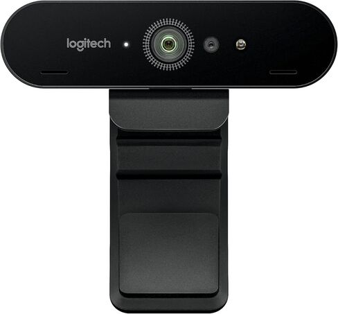 كاميرا ويب Logitech 4K Pro، دقة 4K بمعدل 30 إطارًا في الثانية، تركيز تلقائي، مجال رؤية قطري عريض 90 درجة، تكبير رقمي 5X، RightLight 3 مع HDR (متجدد) in Saudi Arabia