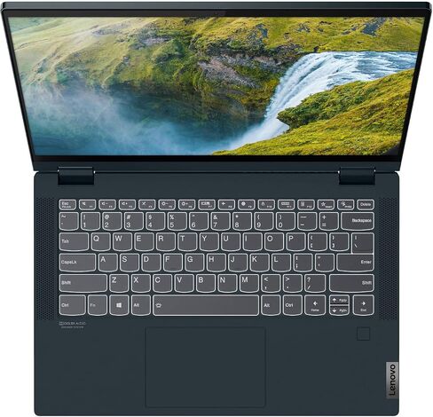 كمبيوتر محمول Lenovo Flex 5، شاشة لمس FHD مقاس 14.0 بوصة، AMD Ryzen 7 5700U، رسومات AMD Radeon، لوحة مفاتيح بإضاءة خلفية، قارئ بصمات الأصابع، عمر بطارية طويل، Windows 11 (ذاكرة الوصول العشوائي 16 جيجابايت | 2 تيرابايت PCIe SSD) in Saudi Arabia