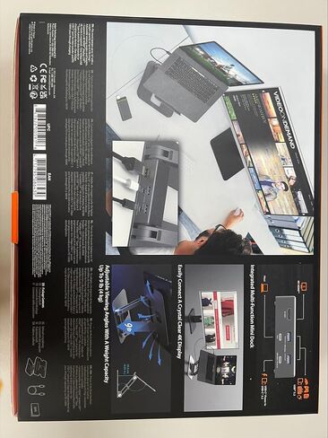 j5create Laptop Stand with USB C 4K HDMI Display Hub - 2 USB A 5Gbps, PD 100W with USB-C 5Gbps | Aluminum Computer Riser for MacBook and Windows Notebook (JTS327) in Saudi Arabia
