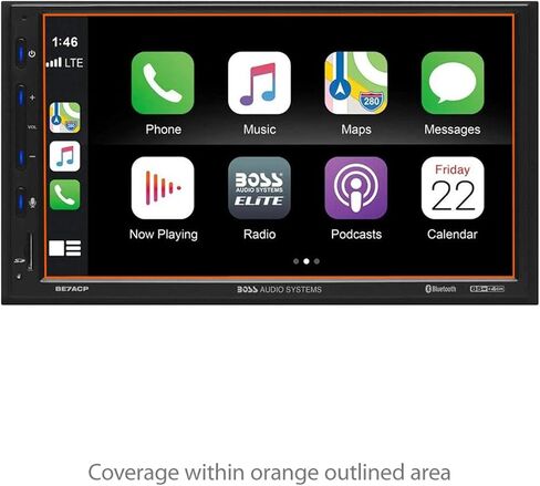 BoxWave Screen Protector Compatible with BOSS Audio BE7ACP (Screen Protector by BoxWave) - ClearTouch Crystal (2-Pack), HD Film Skin - Shields from Scratches in Saudi Arabia