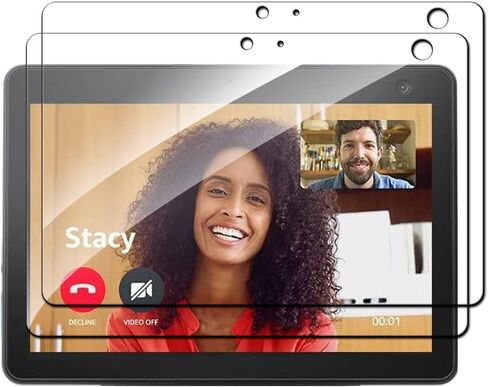 Warmyee [2 Pack] Screen Protector for Echo Show 10 10.1", Tempered Glass Screen Film Guard for Amazon Echo Show 10 (3rd Gen) in Kuwait