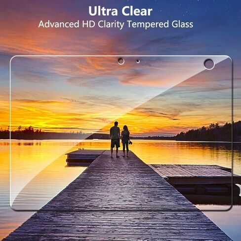 Warmyee [2 Pack] Screen Protector for Echo Show 10 10.1", Tempered Glass Screen Film Guard for Amazon Echo Show 10 (3rd Gen) in Kuwait