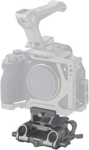 Tilta Modular 15mm LWS Baseplate Type III - Titanium Gray | Modular Design | 15MM Rod Support | ARCA Receiver | Dovetail Support | Lightweight & Durable | TA-MBP3-TG in Saudi Arabia