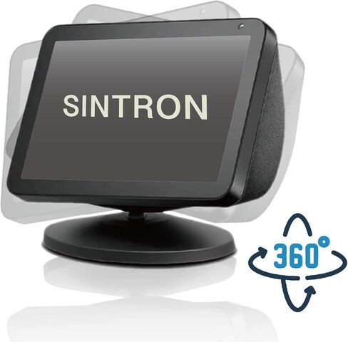 Sintron Smart Display Stand for Show 5 & 8 (1st & 2nd Gen) Adjustable Magnetic Stand Mount for Show 8 & 5 with 360 Degree Rotation Tilt Function & Anti-Slip Base (Black), Compatible with iPhone Models in Kuwait