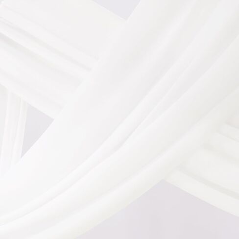 Wedding Arch Draping Fabric Sheer Chiffon Curtain Drape Wedding Party Decor in Kuwait