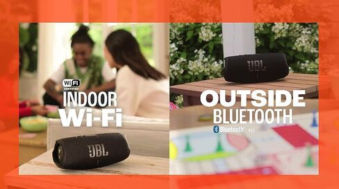 مكبر الصوت اللاسلكي المحمول JBL Charge 5 Wi-Fi (متجدد) in Kuwait