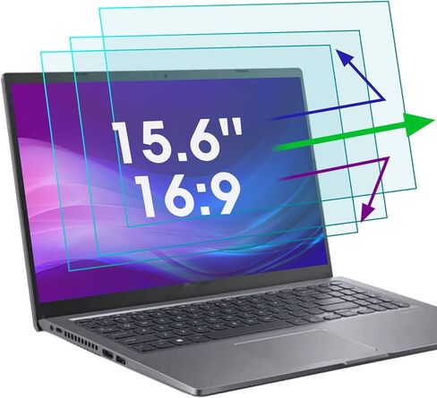 3 عبوات من واقي شاشة مضاد للضوء الأزرق مقاس 15.6 بوصة لأجهزة HP/Dell/Acer/Asus/Samsung، واقي شاشة كمبيوتر محمول غير لامع مضاد لإجهاد العين مقاس 15.6 بوصة مع نسبة عرض إلى ارتفاع 16:9 in Kuwait