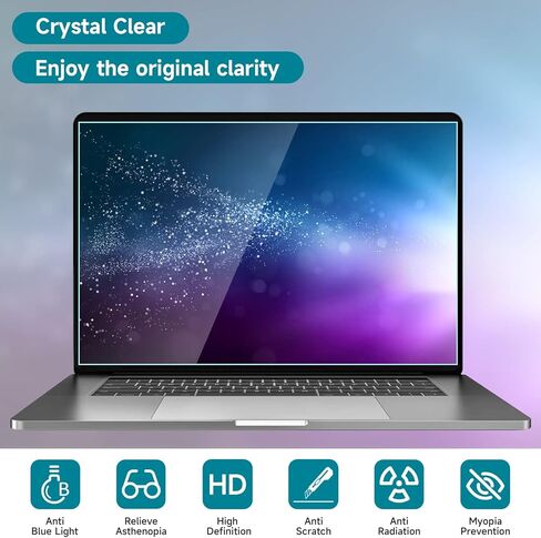 3 عبوات من واقي شاشة مضاد للضوء الأزرق مقاس 15.6 بوصة لأجهزة HP/Dell/Acer/Asus/Samsung، واقي شاشة كمبيوتر محمول غير لامع مضاد لإجهاد العين مقاس 15.6 بوصة مع نسبة عرض إلى ارتفاع 16:9 in Kuwait