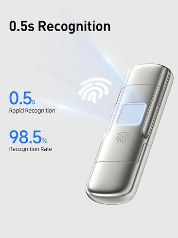 موف سبيد ذاكرة فلاش USB 3.2 سعة 128 جيجابايت ذات حالة ثابتة 520 ميجابايت/ثانية AES256 وتشفير بصمات الأصابع من النوع C USB الجيل الثاني in Kuwait