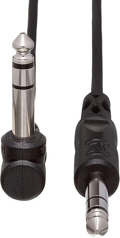 Hosa CSS-110R 1/4" TRS to Right Angle 1/4" TRS Balanced Interconnect, 10 Feet in Saudi Arabia