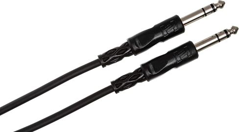 Hosa CSS-110R 1/4" TRS to Right Angle 1/4" TRS Balanced Interconnect, 10 Feet in Saudi Arabia