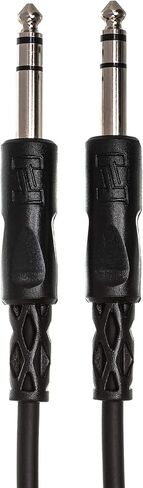 Hosa CSS-110R 1/4" TRS to Right Angle 1/4" TRS Balanced Interconnect, 10 Feet in Saudi Arabia