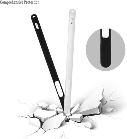 حافظة حامل ColorCoral لقلم Apple الجديد الجيل الثاني فائق الخفة iPencil2 غطاء من السيليكون متوافق مع iPad Pro 2018 in Kuwait