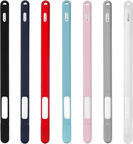 حافظة حامل ColorCoral لقلم Apple الجديد الجيل الثاني فائق الخفة iPencil2 غطاء من السيليكون متوافق مع iPad Pro 2018 in Kuwait