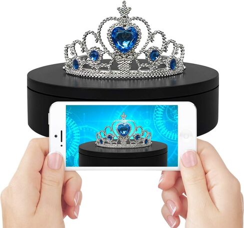 زاوية توجيه كهربائية قابلة للدوران 360 درجة من كوكسيم، قطر 7.82 بوصة بسعة 44 رطلًا، منتج التصوير الفوتوغرافي للكيك والمجوهرات، in Kuwait