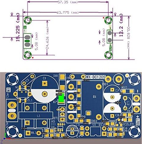 NOYITO AC إلى DC وحدة إمداد الطاقة المعزولة AC 120V 100V - 240V إلى DC 12V 4A 48W Peak 12V 6A 72W Max وحدة الطاقة مع حماية الجهد الزائد من الدائرة القصيرة (12V 4A، Peak 6A) in Saudi Arabia