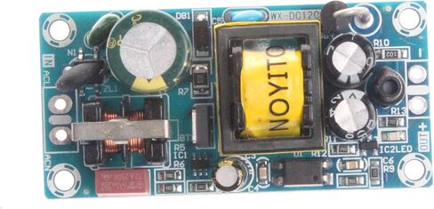 NOYITO AC إلى DC وحدة إمداد الطاقة المعزولة AC 120V 100V - 240V إلى DC 12V 4A 48W Peak 12V 6A 72W Max وحدة الطاقة مع حماية الجهد الزائد من الدائرة القصيرة (12V 4A، Peak 6A) in Saudi Arabia