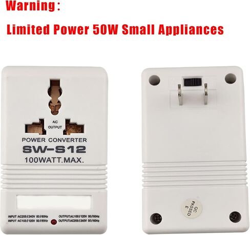 محول جهد 100 واط، محول طاقة، محول سفر AC110V/120 فولت إلى 220 فولت/240 فولت، محول جهد تصاعدي وأسفل in Saudi Arabia