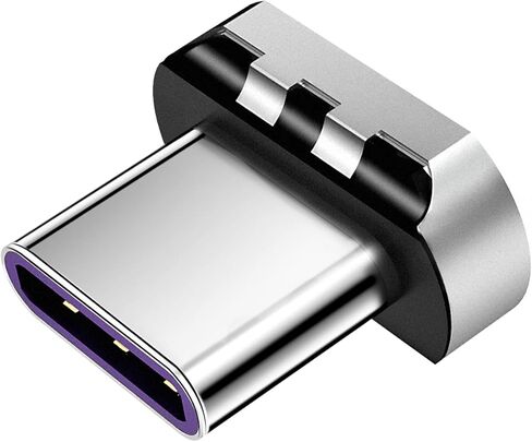 راس موصل مغناطيسي بمنفذ USB C بـ5 دبابيس من هيسكول، (3 عبوات) متوافق مع معظم كابلات الهاتف من النوع سي واجهزة التابلت in Kuwait