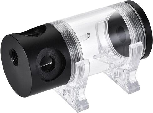 uxcell Water Cooling Tank 50mm x 140mm with Acrylic and POM 1 in 3 Out for Computer CPU Cooled in Saudi Arabia