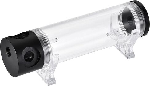 uxcell Water Cooling Tank 50mm x 140mm with Acrylic and POM 1 in 3 Out for Computer CPU Cooled in Saudi Arabia