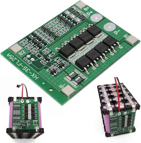 2Pcs 3S 11.1V 12.6V 25A W/Balance 18650 Li ion Lithium Battery PCB Protection Board in Saudi Arabia