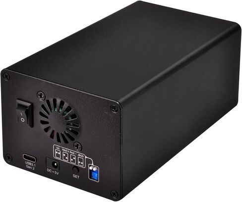 برج تخزين خارجي بسعة 4 خليج بتقنية SilverStone مقاس 3.5 بوصة - واجهة USB3.0 وeSATA (TS431U) in Saudi Arabia