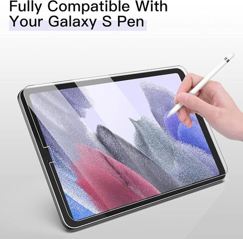 [عبوة من قطعتين] واقي شاشة الكمبيوتر اللوحي ZoneFoker Galaxy Tab A7 Lite 8.7 بوصة 2021 (SM-T220/SM-T225)، [مضاد للخدش] [سهل التركيب] [خالي من الفقاعات] زجاج مقوى لجهاز Samsung Galaxy Tab A7 Lite Tablet (شفاف) in Kuwait