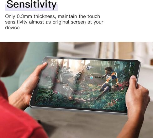 [عبوة من قطعتين] واقي شاشة الكمبيوتر اللوحي ZoneFoker Galaxy Tab A7 Lite 8.7 بوصة 2021 (SM-T220/SM-T225)، [مضاد للخدش] [سهل التركيب] [خالي من الفقاعات] زجاج مقوى لجهاز Samsung Galaxy Tab A7 Lite Tablet (شفاف) in Kuwait