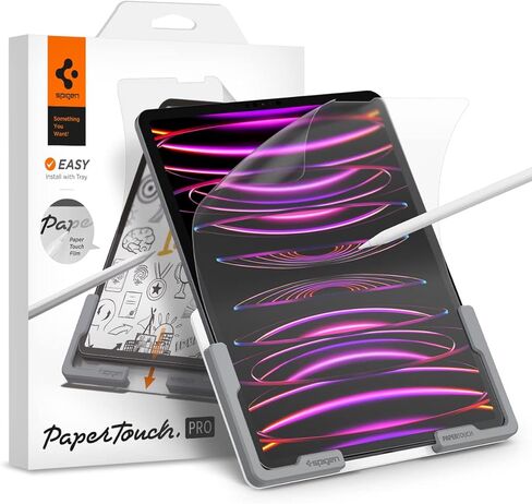 واقي شاشة Spigen PaperTouch [PaperTouch Pro] مصمم لجهاز iPad Pro 12.9 بوصة M2 (2022) / iPad Pro 12.9 بوصة (2021) in Kuwait
