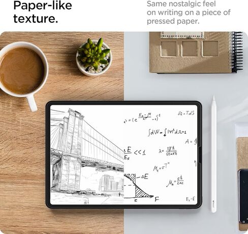 واقي شاشة Spigen PaperTouch [PaperTouch Pro] مصمم لجهاز iPad Pro 12.9 بوصة M2 (2022) / iPad Pro 12.9 بوصة (2021) in Kuwait