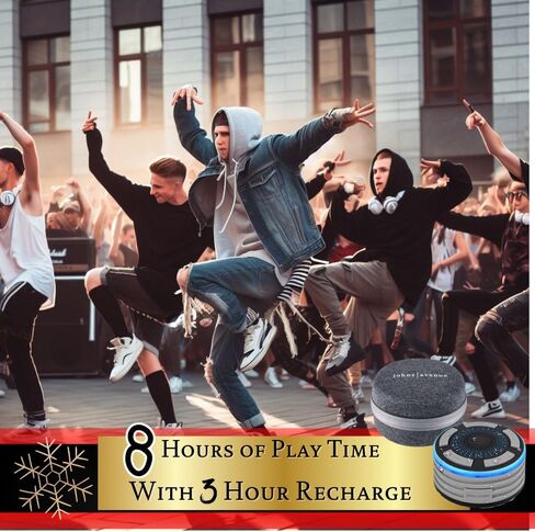 مكبر صوت محمول يعمل بالبلوتوث مع حقيبة سفر، أفضل IPX7 مقاوم للماء، أزواج لاسلكية مع أجهزة بلوتوث، استمتع في حمام السباحة، الشاطئ، التخييم؛ خيار الاقتران TWS- مع حقيبة سفر سوداء in Kuwait