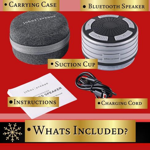 مكبر صوت محمول يعمل بالبلوتوث مع حقيبة سفر، أفضل IPX7 مقاوم للماء، أزواج لاسلكية مع أجهزة بلوتوث، استمتع في حمام السباحة، الشاطئ، التخييم؛ خيار الاقتران TWS- مع حقيبة سفر سوداء in Kuwait