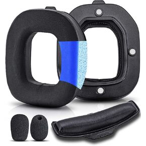 A40 TR Earpads - Cooling Gel Replacement Ear Cushions Compatible with Astro A40 tr Headset I A40 TR Mod Kit/A40 Accessories/Headband/Microphone Foam (Silky Cool Fabric) in Kuwait